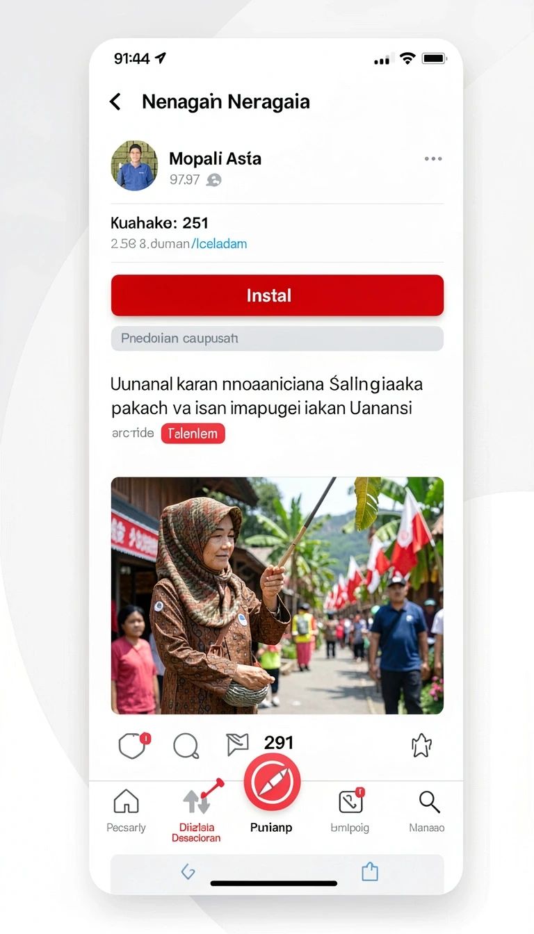 Pratinjau antarmuka Download bonusrp APK untuk Android di x78
