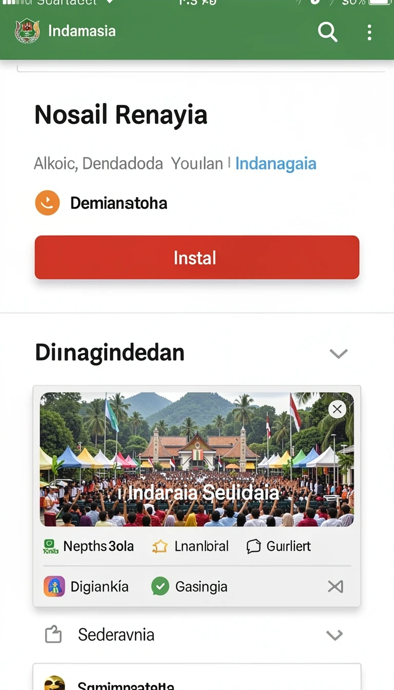Pratinjau antarmuka Review Aplikasi keren77 di x78